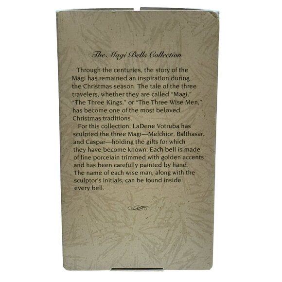 Hallmark Keepsake Porcelain Ornament The Magi Bells Balthasa Frankincense 96' - Picture 8 of 8